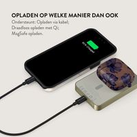 Burga Magnetic Powerbank 5.000 mAh - Geschikt voor MagSafe en Qi2 - Velvet Night / Gold