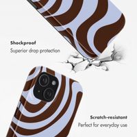 Selencia Vivid Back Cover with MagSafe Apple iPhone 15 - Dream Swirl Chocolate
