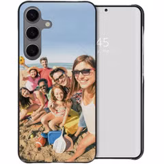 Ontwerp je eigen Samsung Galaxy S24 Plus hardcase hoesje - Zwart