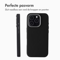 Accezz Mesh Backcover met MagSafe Apple iPhone 16 Pro - Zwart