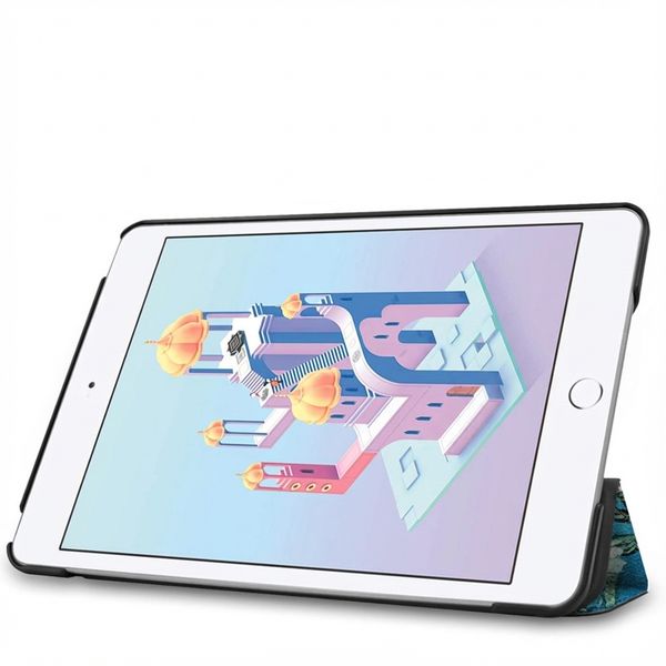 imoshion Design Trifold Bookcase Apple iPad Mini 5 (2019) / Mini 4 (2015) - Green Plant