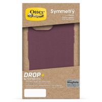 OtterBox Symmetry Cactus leren Backcover met MagSafe Apple iPhone 16 Pro Max - Maroon Bells