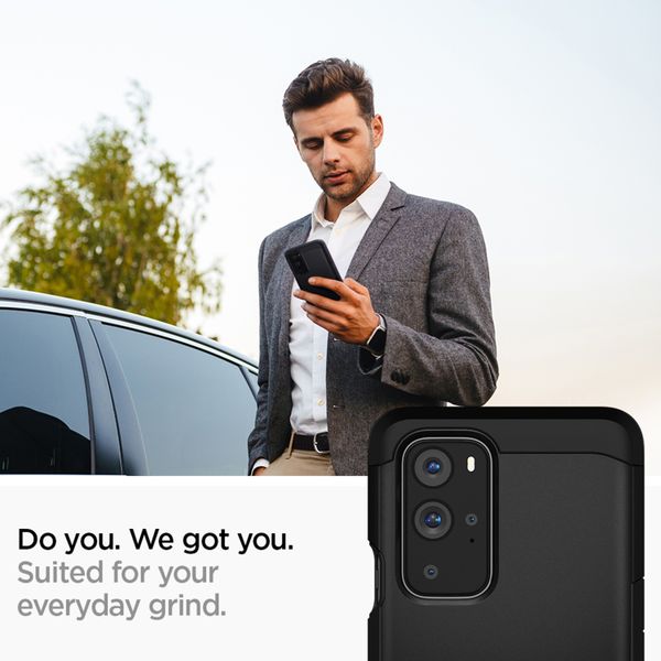 Spigen Tough Armor Backcover OnePlus 9 Pro - Zwart