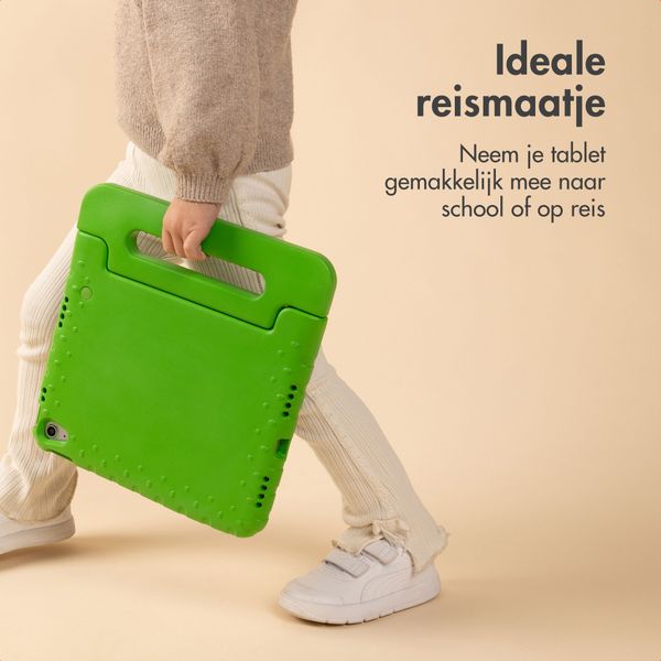 imoshion Kidsproof Backcover met handvat Apple iPad 11 (2025) 11 inch A16 / iPad 10 (2022) 10.9 inch - Groen