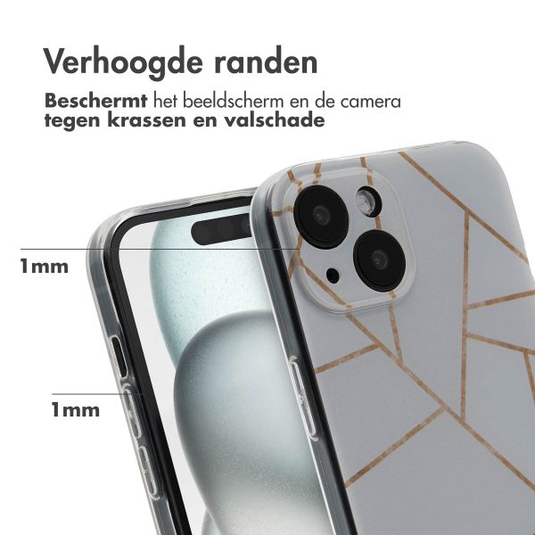 imoshion Design hoesje Apple iPhone 15 - White Graphic