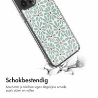 imoshion Design hoesje Apple iPhone 12 (Pro) - Bloom Love Sage Green