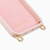 Selencia Rivièra MagSafe Backcover met afneembare haakjes Apple iPhone 15 - Sorbet Pink