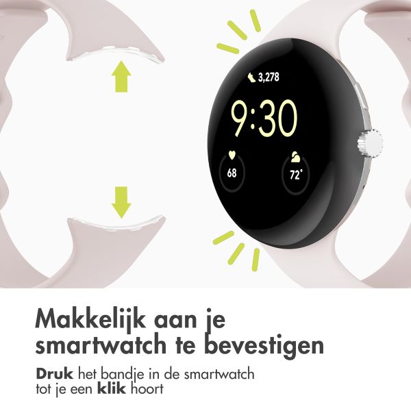 imoshion Siliconen⁺ bandje Google Pixel Watch 3 / 4 (45 mm) - Maat L - Roze