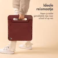 imoshion Kidsproof Backcover met handvat Apple iPad 11 (2025) 11 inch A16 / iPad 10 (2022) 10.9 inch - Velvet Plum