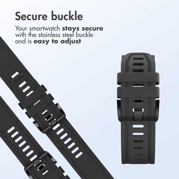 imoshion QuickFit® Line Silicone Band - Garmin QuickFit® 20 mm attachment - Black