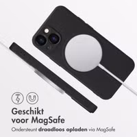 imoshion Color Backcover met MagSafe Apple iPhone 13 Mini - Zwart