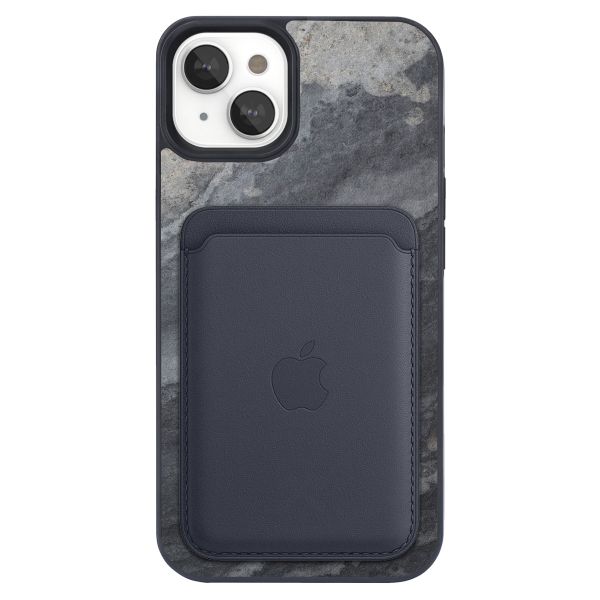 Woodcessories Bumper Case MagSafe iPhone 15 - Stone Camo Gray Black