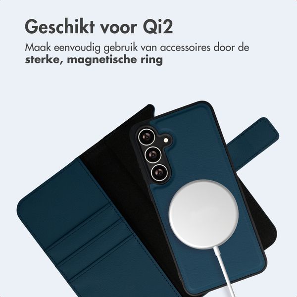 imoshion Uitneembare 2-in-1 Luxe Bookcase Samsung Galaxy S24 FE - Blauw
