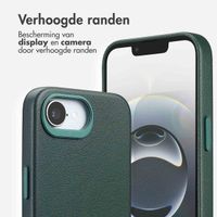 Accezz MagSafe Leather Backcover Apple iPhone 16e - Cedar Green