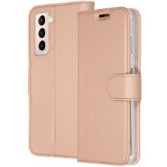 Accezz Wallet Softcase Bookcase Samsung Galaxy S21 Plus - Rosé Goud