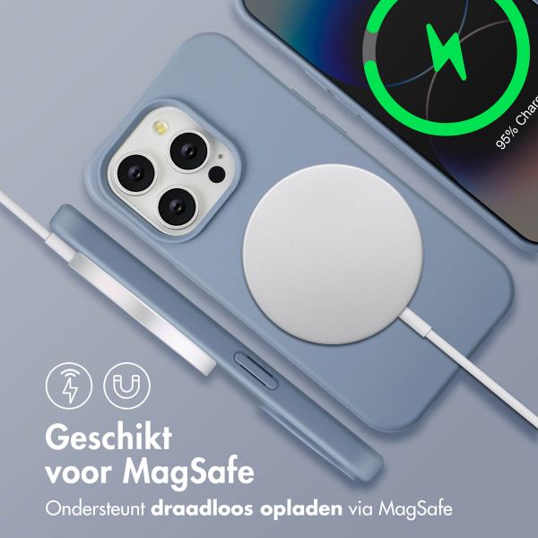 imoshion Color Backcover met afneembaar koord MagSafe Apple iPhone 14 Pro - Ash Blue