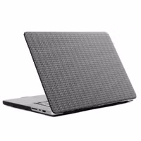 Selencia Geweven Cover Apple MacBook Pro 13 inch (2020 / 2022) - Grijs