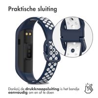 imoshion Siliconen sport bandje Samsung Galaxy Fit 2 - Blauw / Wit