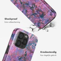 Selencia Vivid Backcover met MagSafe Apple iPhone 15 Pro - Fresh Paint Flower Orange