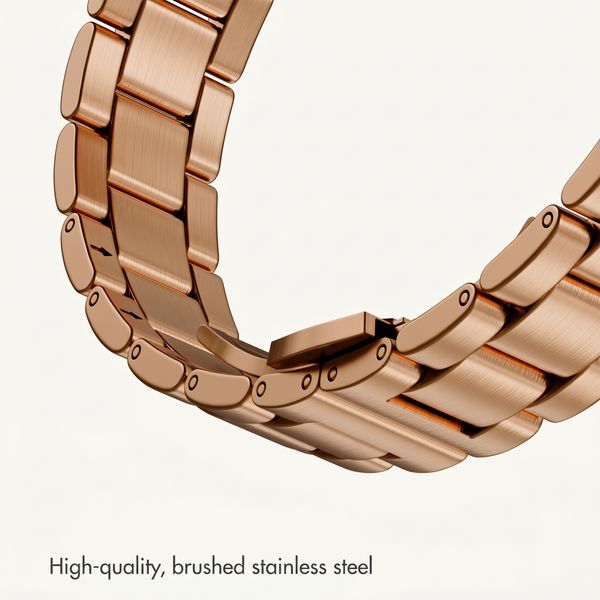 Selencia Slim Steel Link Band Apple Watch | 38/40/41/42 mm - Rose Gold