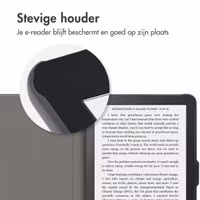 imoshion Design Slim Hard Case Bookcase Kobo Clara 2E / Tolino Shine 4 - Green Leopard