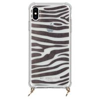 My Jewellery Design Softcase Koordhoesje iPhone Xs Max - Zebra