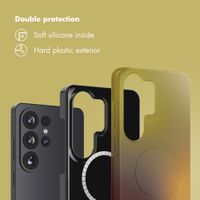 Selencia Vivid Back Cover with MagSafe Samsung Galaxy S26 Ultra - Gradient Olive Dust
