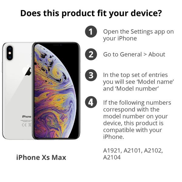 Accezz Wallet Softcase Bookcase Apple iPhone Xs Max - Blauw