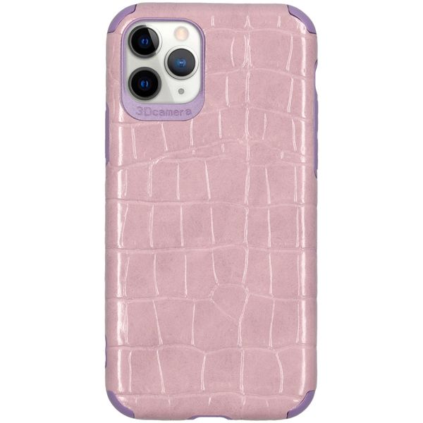 My Jewellery Croco Softcase Backcover iPhone 11 Pro - Paars