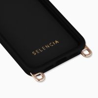 Selencia Rivièra MagSafe Backcover met afneembare haakjes Apple iPhone SE (2022 / 2020) / 8 / 7 / 6(s) - Velvet Black