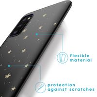 imoshion Design hoesje Samsung Galaxy A41 - Sterren / Zwart