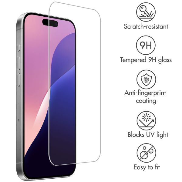 Accezz Tempered Glass Screen Protector 2-pack Apple iPhone 18 Pro Max / 17 Pro Max / 16 Pro Max