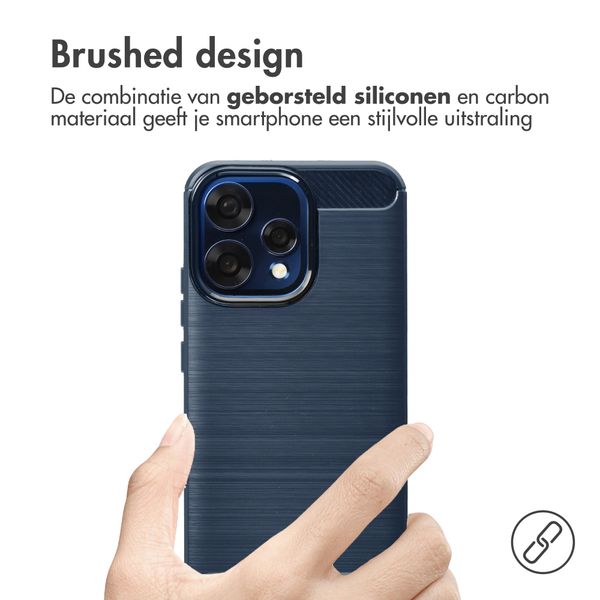 imoshion Brushed Backcover Oppo Reno15 (5G) - Donkerblauw