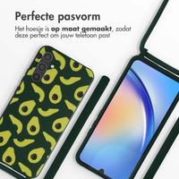 imoshion Siliconen design hoesje met koord Samsung Galaxy A34 (5G) - Avocado Green