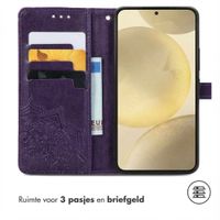 imoshion Mandala Bookcase Samsung Galaxy S25 Plus - Paars