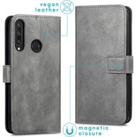 imoshion Luxe Bookcase Huawei Y6p - Grijs