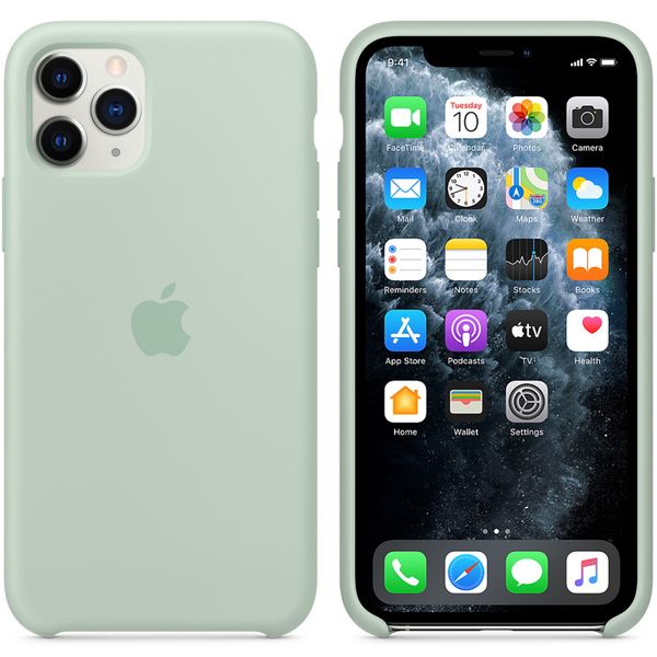 Apple Silicone Backcover Apple iPhone 11 Pro - Beryl