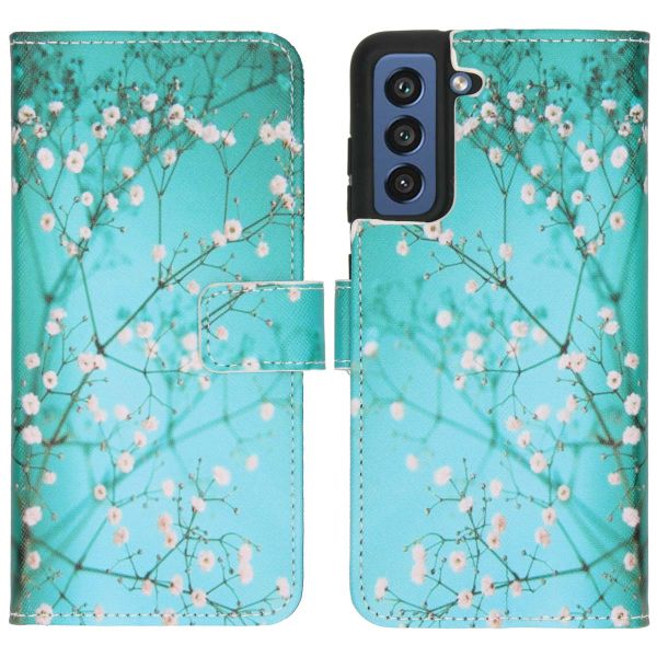 imoshion Design Softcase Bookcase Samsung Galaxy S21 FE - Blossom