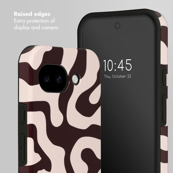 Selencia Vivid Back Cover with MagSafe Google Pixel 10a - Art Wave Black