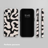 Selencia Vivid Backcover Apple iPhone 14 - Art Wave Black