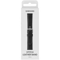 Samsung Originele Leather Band Galaxy Watch Active 2 / Watch 3 41mm - Zwart