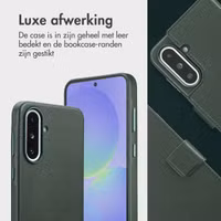 Accezz Leather Bookcase 2-in-1 met MagSafe Samsung Galaxy A36 / A56 - Cedar Green