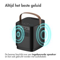 imoshion Mini projector - Mini beamer WiFi - 3400 lumen - Zwart