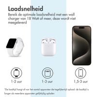 imoshion 3-in-1 Opvouwbare draadloze oplader Apple - iPhone / AirPods / Apple Watch - Grijs