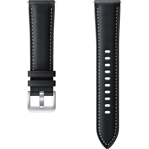 Samsung Originele Leather Band Galaxy Watch Active 2 / Watch 3 41mm - Zwart
