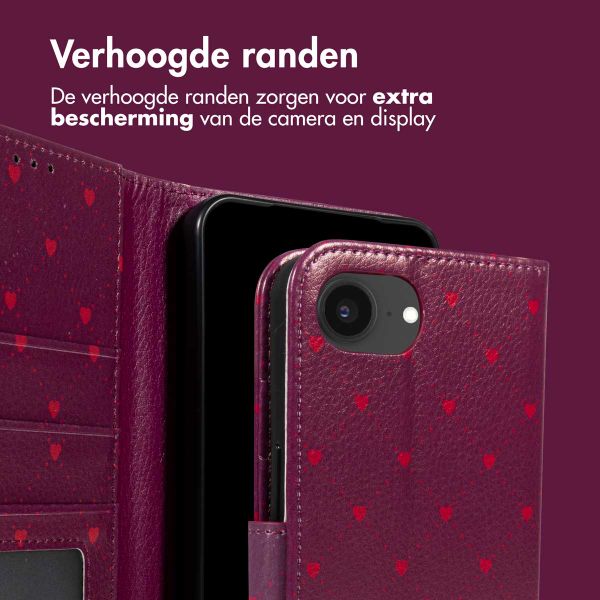 imoshion Design Bookcase Apple iPhone 16e - Crush Check Coral Dust