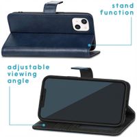 imoshion Luxury Bookcase Apple iPhone 13 Mini - Dark Blue