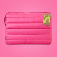 imoshion Puffer Laptop hoes 15-16 inch - Laptopsleeve - Hot Pink