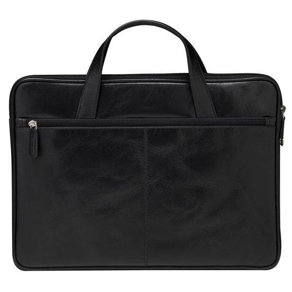 dbramante1928 Silkeborg Laptoptas 16 inch - Echt leer - Black