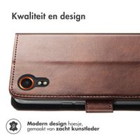 imoshion Luxe Bookcase Samsung Galaxy Xcover 7 - Donkerbruin